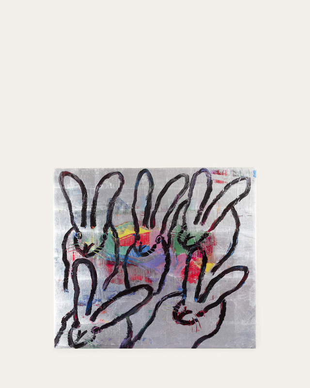 Color Burst Bunnies Placemat